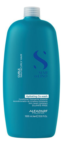 Alfaparf Milano Очищающий кондиционер для кудрявых и вьющихся волос Semi Di Lino Curls Hydrating Co-Wash Кондиционер 200ml